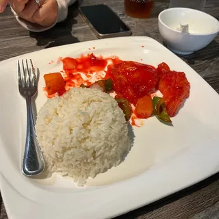 Stir-Fry Fish Fillet Lunch ()