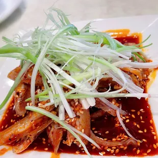 Sliced Pig Ear in Chili Oil