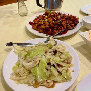 Chongqing chili chicken tray tray