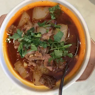 Spicy Beef Stew in Clay Pot