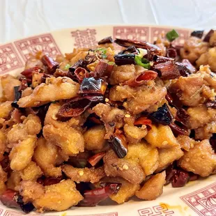 Chong-quin crispy spicy chicken