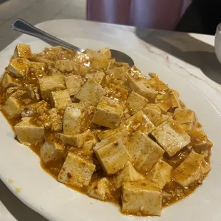 Pork mapo tofu