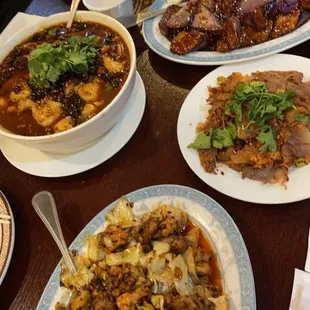 Sichuanese Boiled Fish, Pepper Chicken, Couple&apos;s Beef, Eggplant In Garlic Sauce