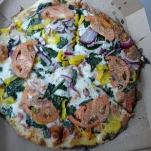 Veggie pizza.