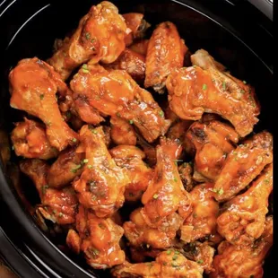 Oven baked buffalo wing dings