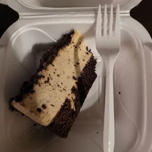 This is the $7 baklava that I ordered. It's clearly not baklava and clearly not worth $7.