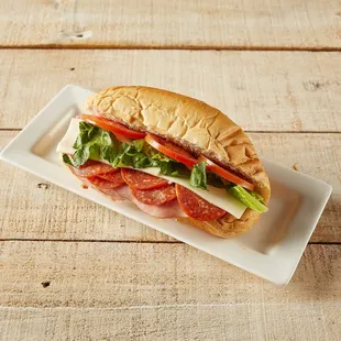 a sandwich on a plate