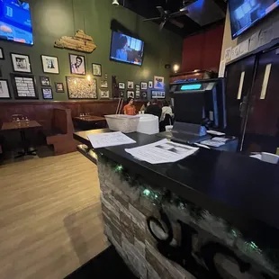 interior, sushi and sashimi