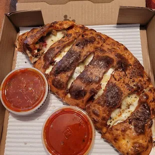 a pizza in a box