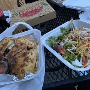 Veggie Calzone House Salads