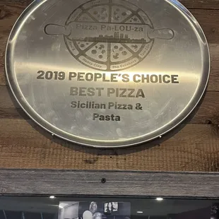 a sign for people&apos;s choice