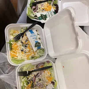 This is suppose to be a Cesar and Greek Salad