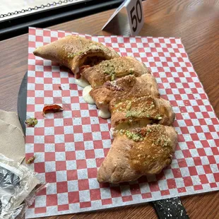 Italian Lunch Calzone.