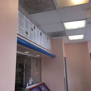 the inside of a restaurant