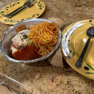 Chicken Parmigiana take out