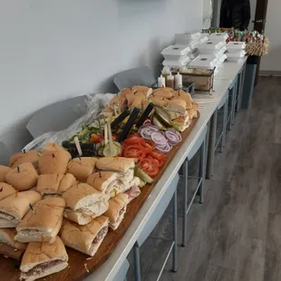 Catering a Sub Board Luncheon @ Deaconess Dermatology