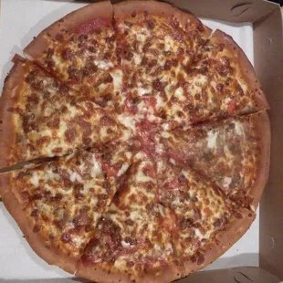 a pizza in a box