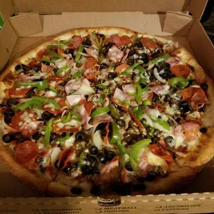 a pizza in a box