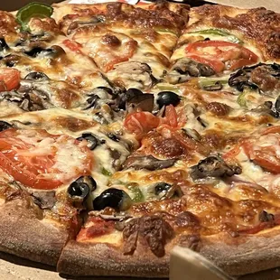 Veggies only, extra cheese