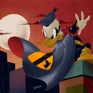 Phantom Duck nose art