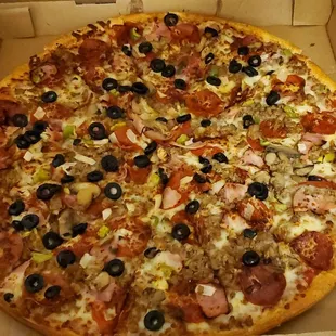 Thin crust combo