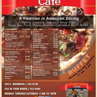 Menu 2/2