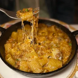 Mezzi rigatoni al forno