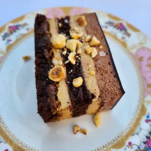 the chocolate hazelnut cake