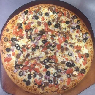 Greek Gyro Pizza