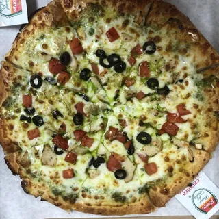 Pesto Chicken Pizza