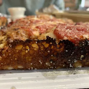 a slice of pizza