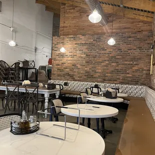 the dining area