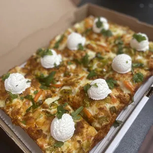 Buffalo Chicken Pizza...not for the faint of heart!