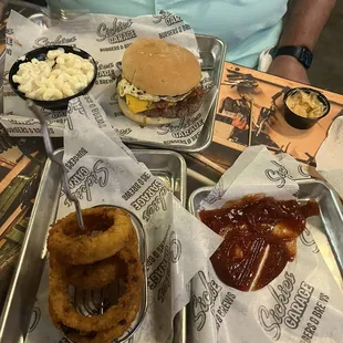 Eggstraordinary Burger Onion Rings