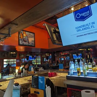 the bar