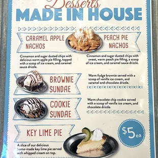 Dessert Specials