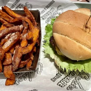 Sweet Potato Fries  dusted with cinnamon sugar
