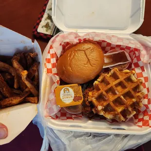 Waffle Sando Combo