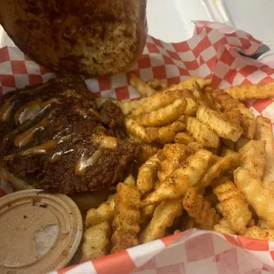 Hot sicko chicken sandwich