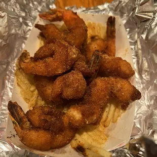 Half a pound of shrimp was very good