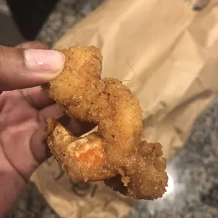 Found hair cooked in shrimp