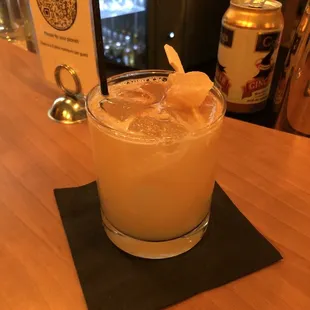 Bourbon mule - yum
