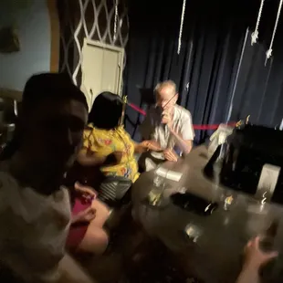 Co-Owner Pauly D serenading a guest!!