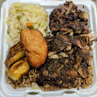 Large jerk chicken