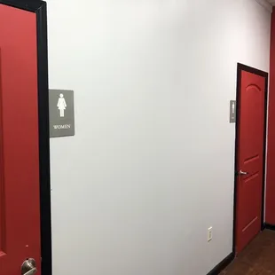 Bathrooms.