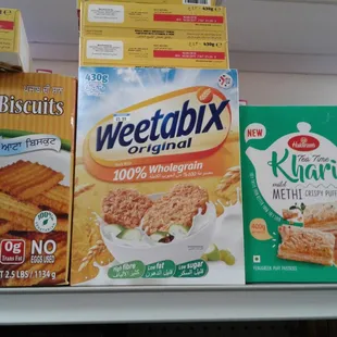 a variety of cereals