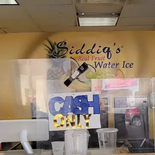 Cash only at this location