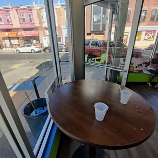 Table inside