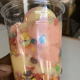 The special! Fruity Pebbles added