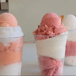 Water ice and gelati